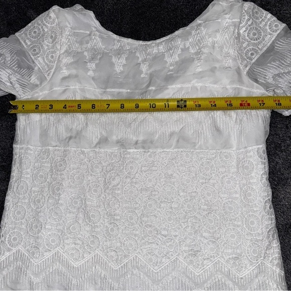 Abercrombie & Fitch Dress lace boho white dress size small - Picture 12 of 13